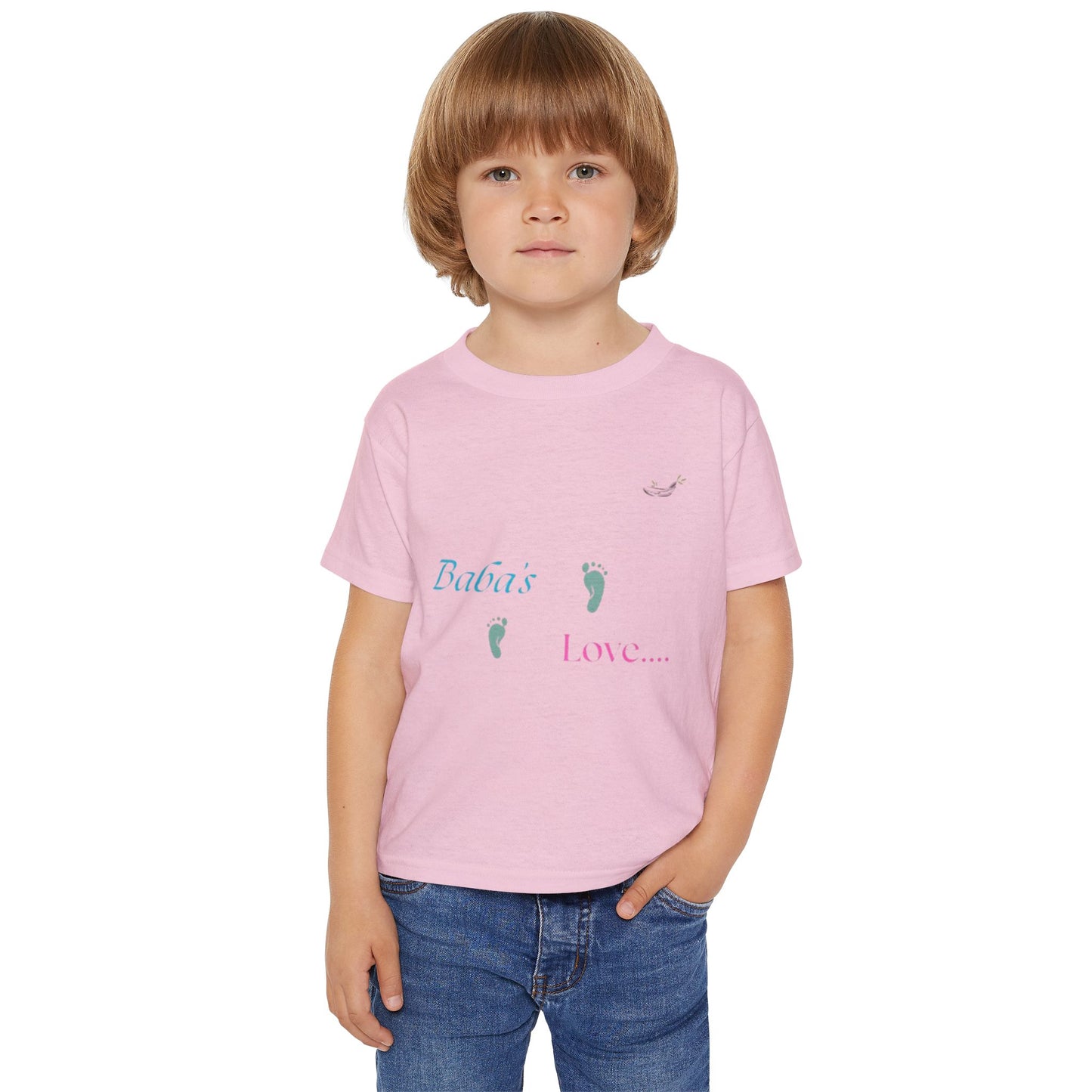 Baba's Love Toddler T-Shirt - Soft Cotton Tee for Sweet Moments