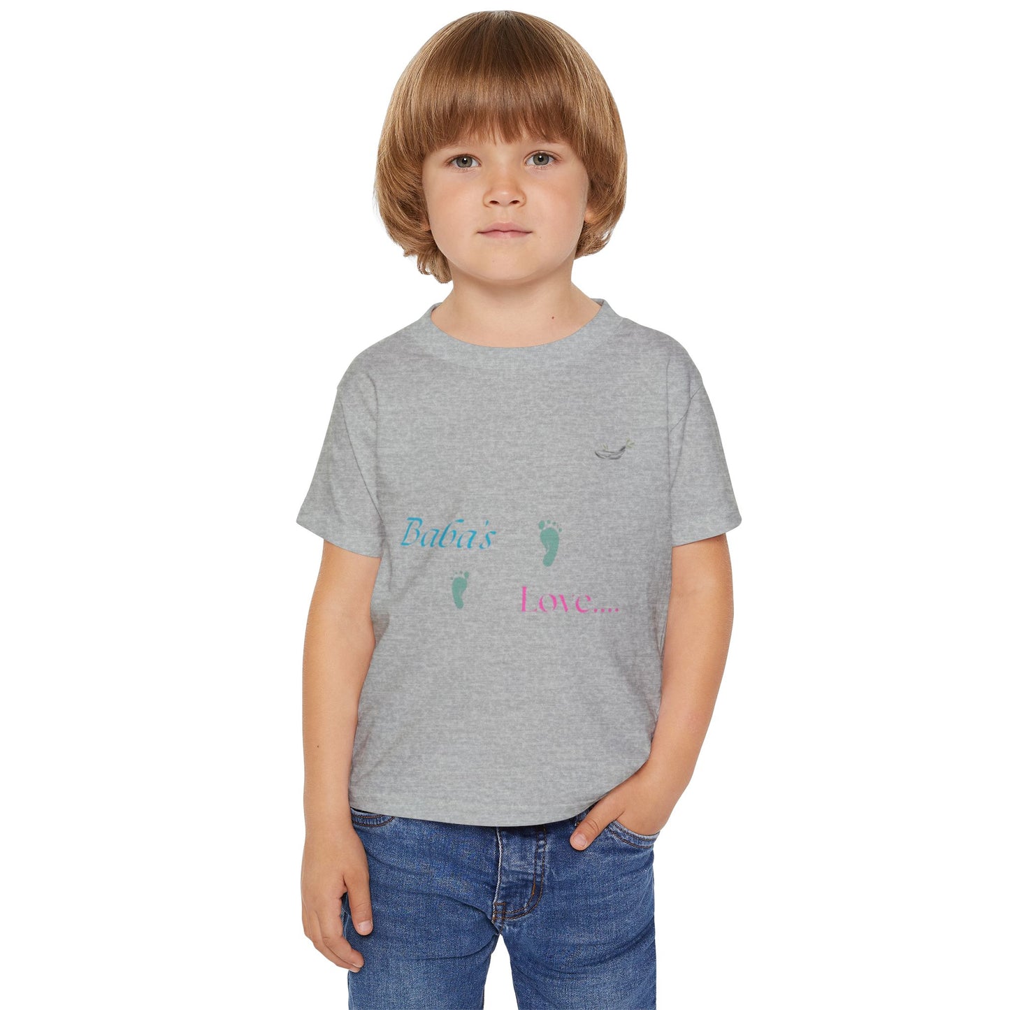 Baba's Love Toddler T-Shirt - Soft Cotton Tee for Sweet Moments