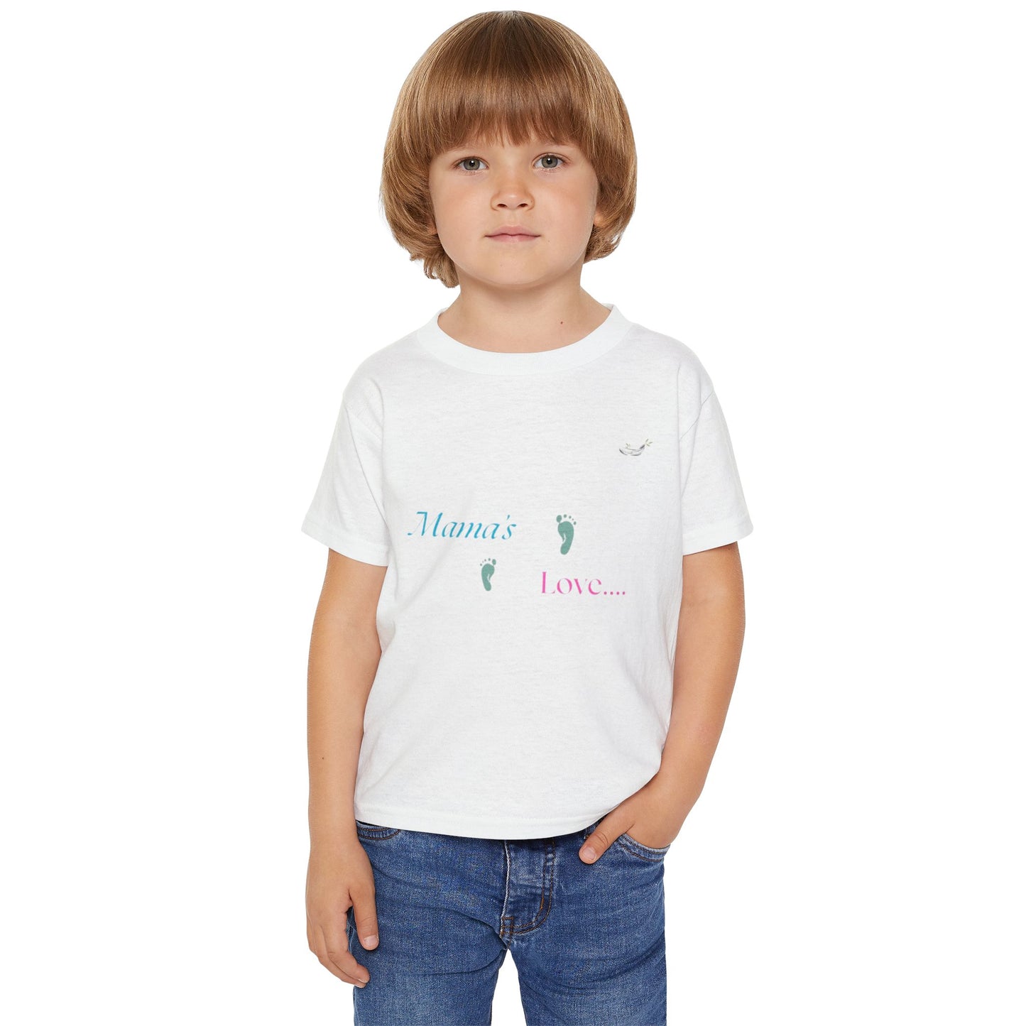 Mama's Love Toddler T-shirt - Cute Cotton Tees for Kids