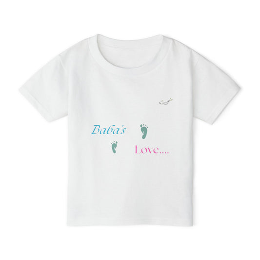 Baba's Love Toddler T-Shirt - Soft Cotton Tee for Sweet Moments