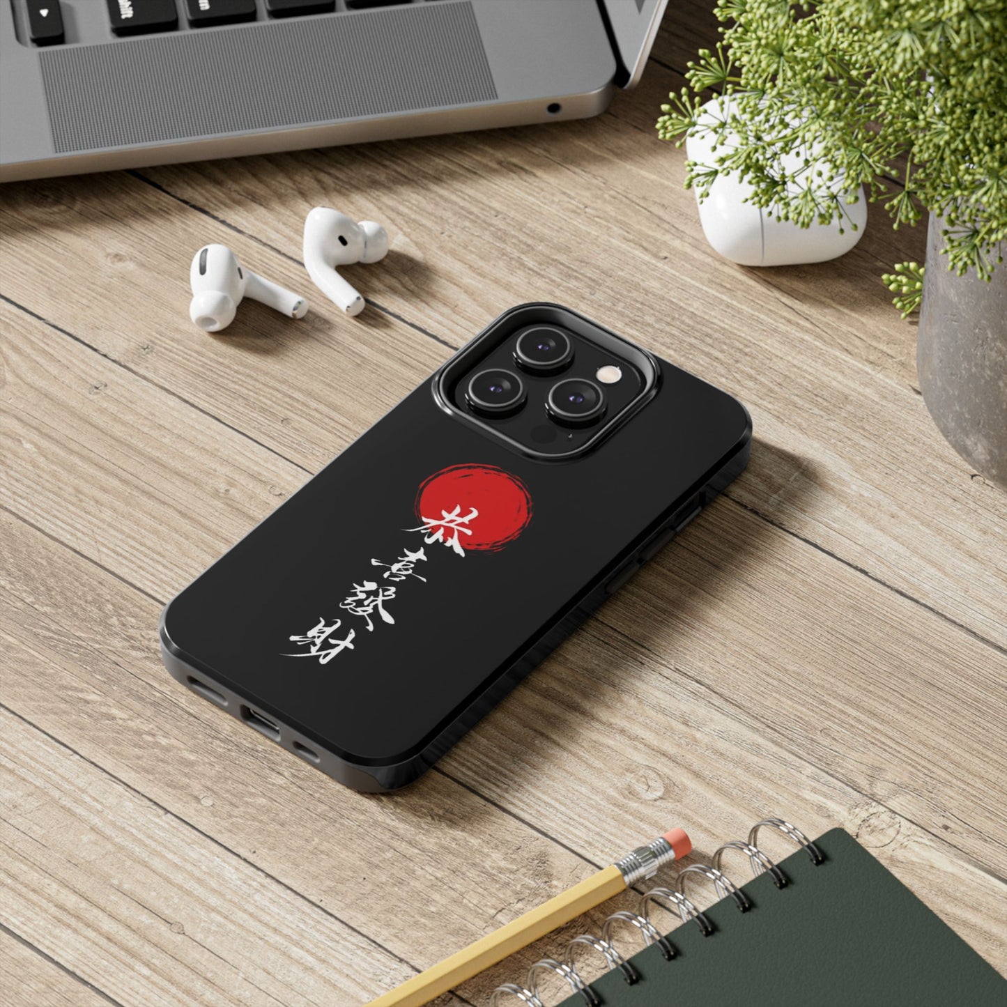 Japanese Kanji Tough Phone Case - Durable Protection with Traditional Design